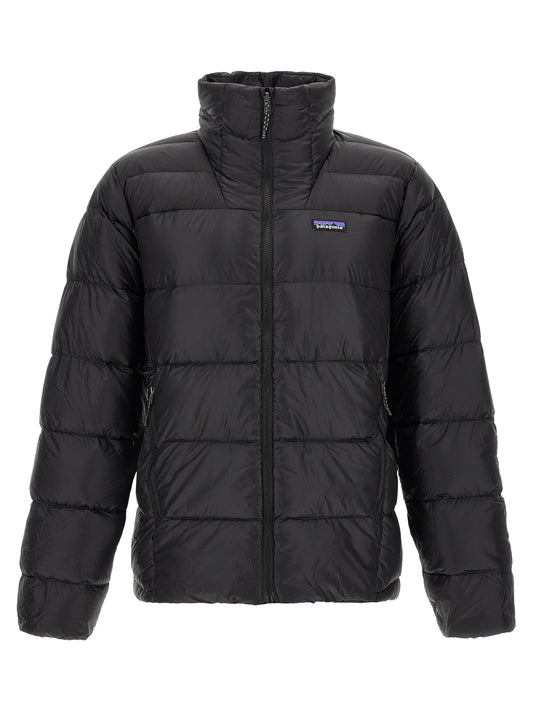 Puffer Jacket by PATAGONIA for men in nylon black presents a effortlessly chic silhouette, showcasing a sophisticated high-neck neckline and premium pockets & insulated for a truly effortlessly chic finish.