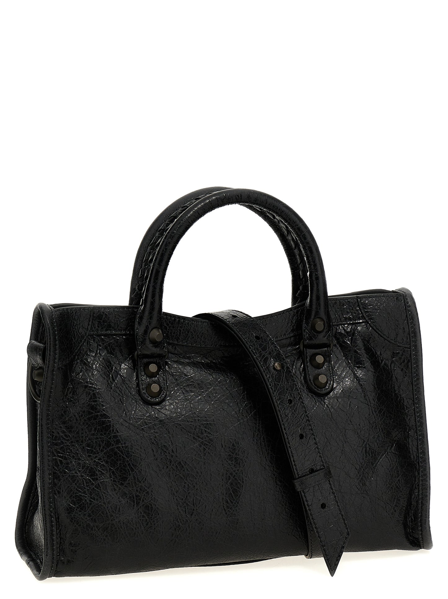 Balenciaga Black Lamb Leather Handbag
