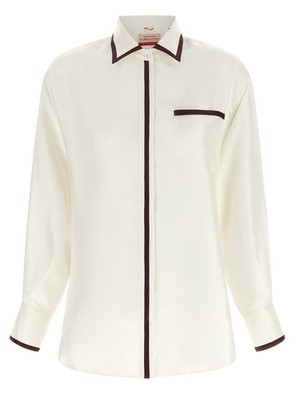 F.R.S. - FOR RESTLESS SLEEPERS White Silk Blouse