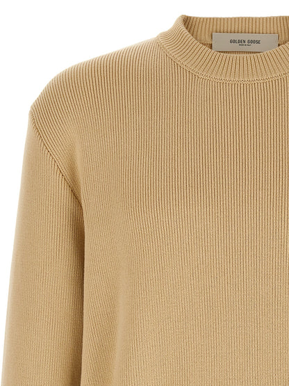 Golden Goose Beige Cotton Cardigan