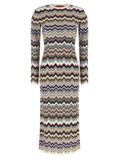 Missoni Multicolor Viscose Midi Dress