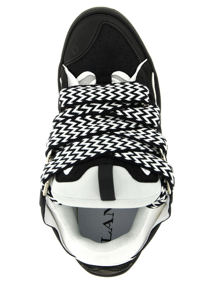 Lanvin Bicolor Calfskin Chunky Sneakers