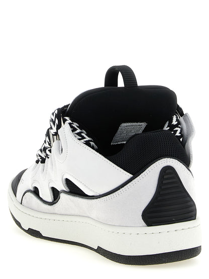 Lanvin Bicolor Calfskin Chunky Sneakers