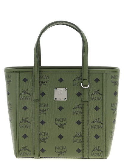 MCM Bicolor Polyethylene Tote Bag