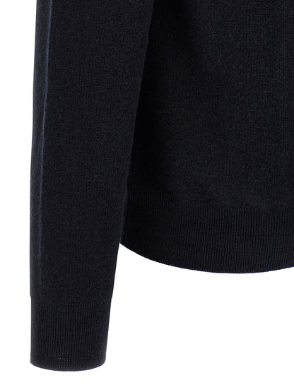 Brioni Blue Cashmere Cardigan