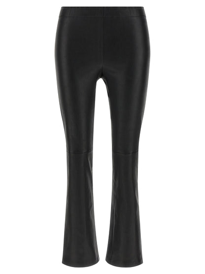 STOULS Black Leather Pants