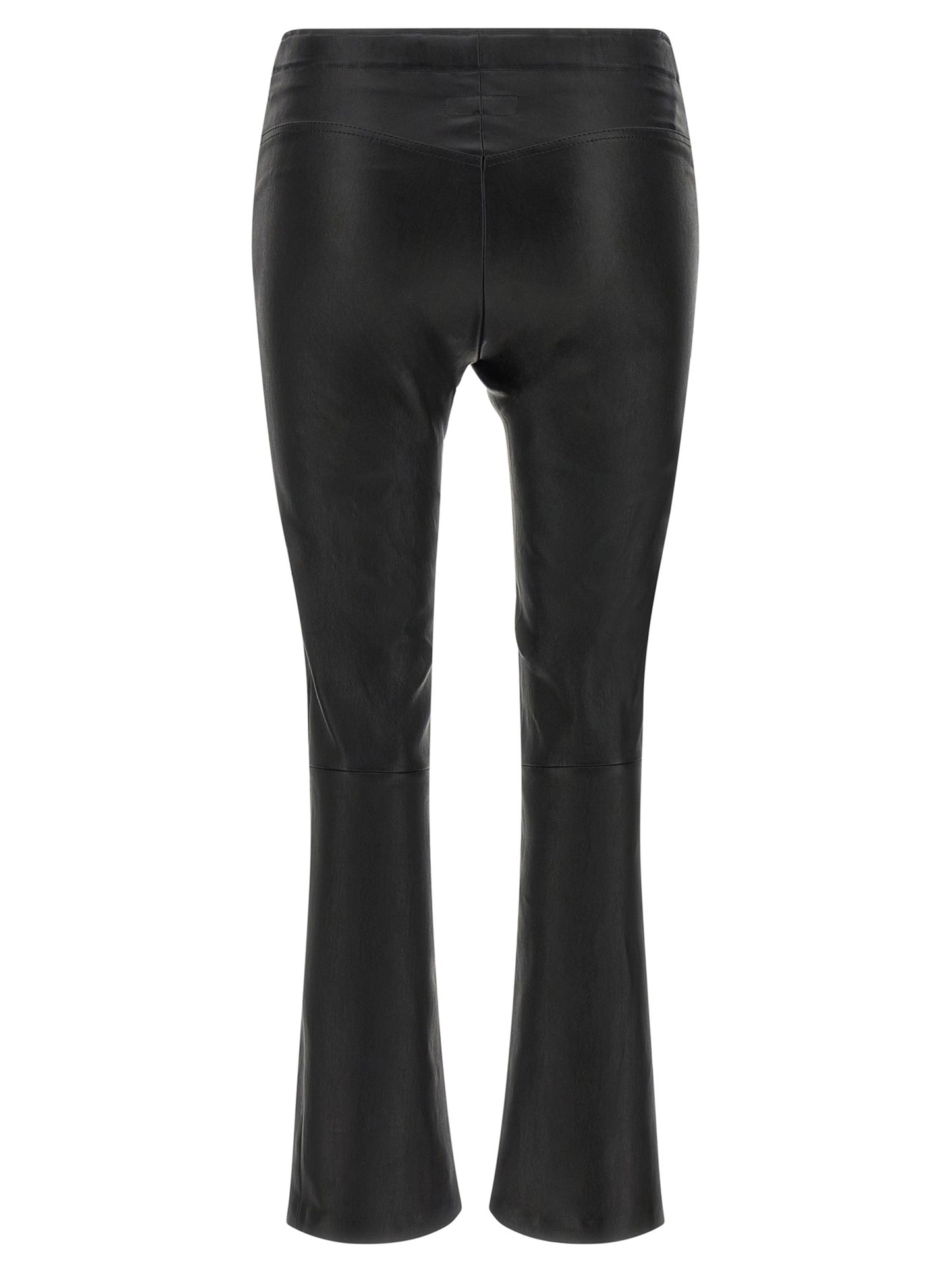 STOULS Black Leather Pants