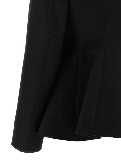 Fendi Black Virgin Wool Blazer