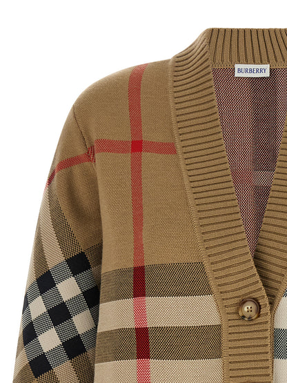 Burberry Beige Polyester Cardigan