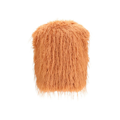 Forte_Forte Orange Polyester Sleeveless Jacket