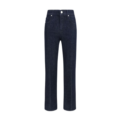 Jacob Cohen Blue Polyester Cropped Jeans
