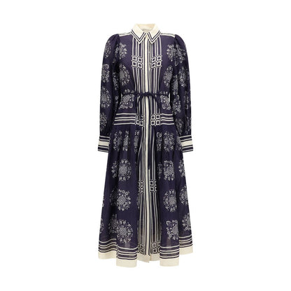 Alemais Blue Ramie Casual Dress