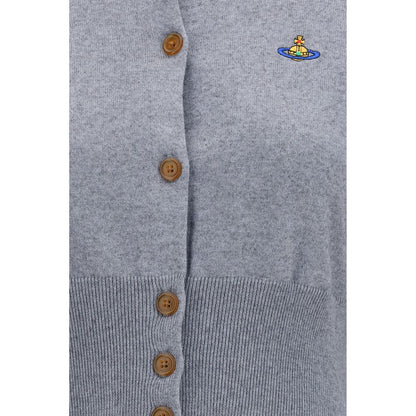 Vivienne Westwood Gray Cotton Cardigan