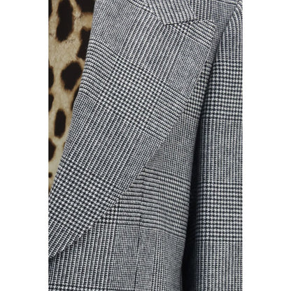 Dolce & Gabbana Gray Wool Oves Aries Blazer