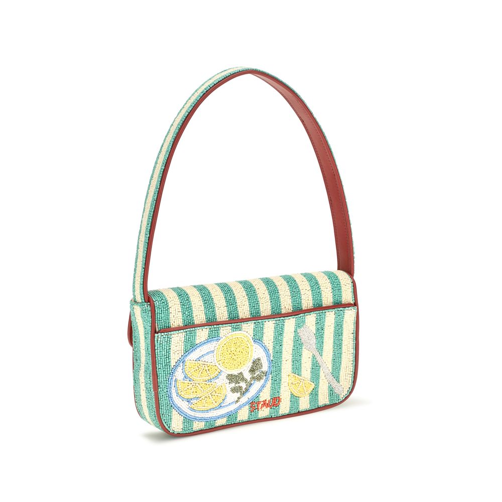 Staud Multicolor Rayon Shoulder Bag