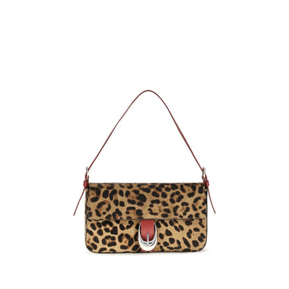 Staud Beige Calf Leather Bos Taurus Shoulder Bag