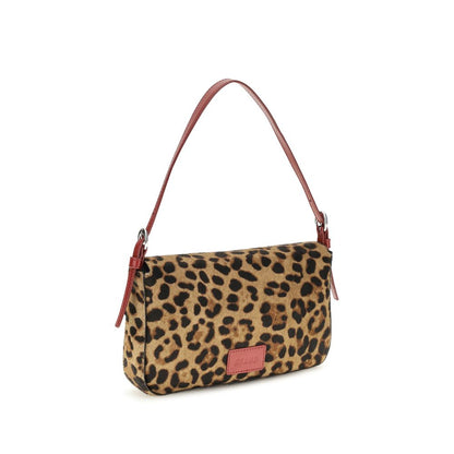 Staud Beige Calf Leather Bos Taurus Shoulder Bag