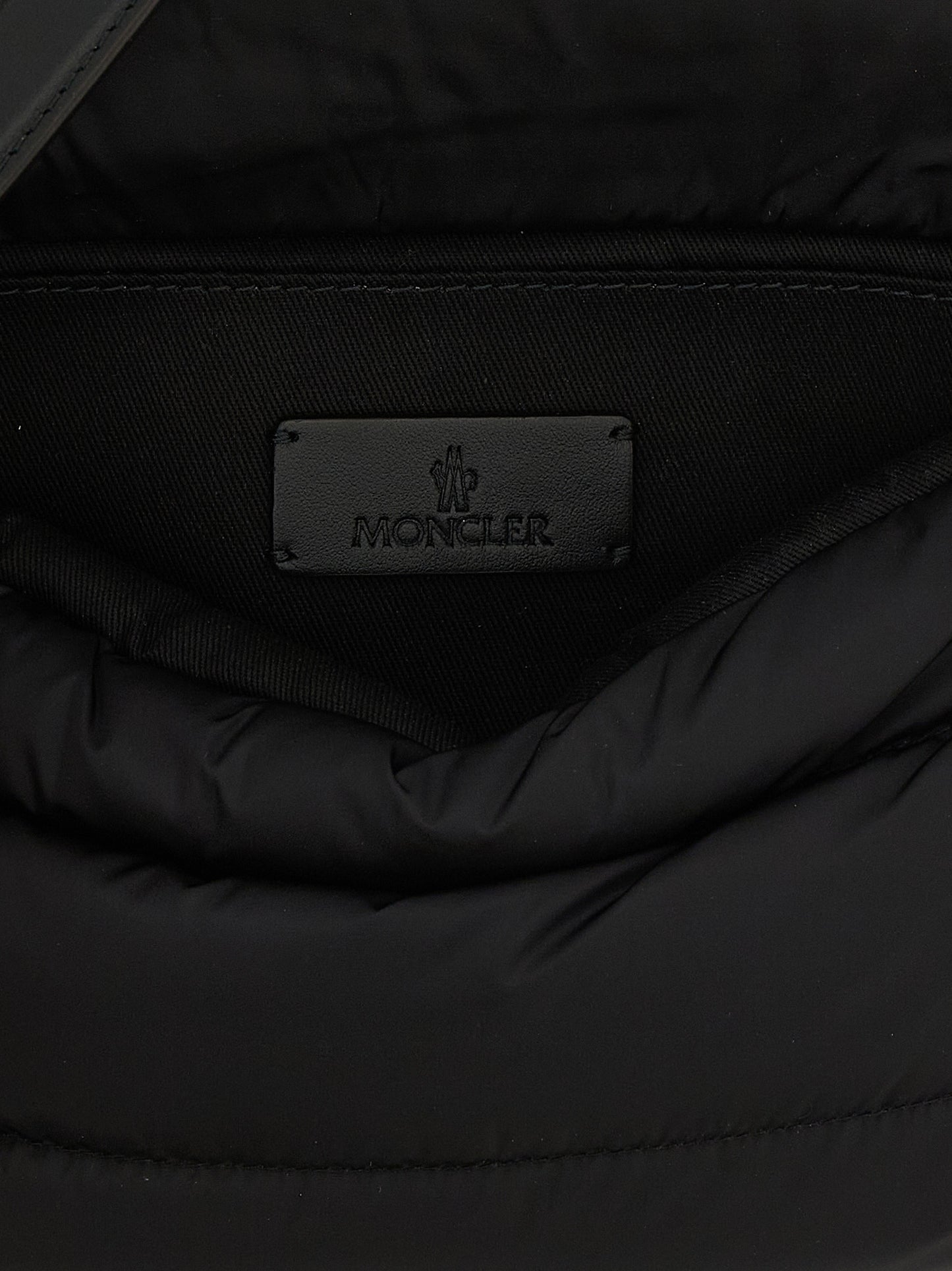 Moncler Black Polyamide Shoulder Bag