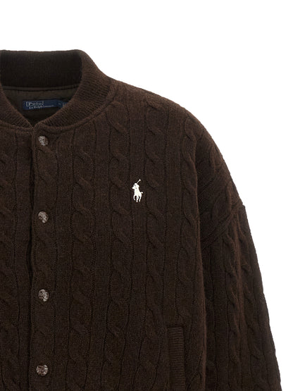 Polo Ralph Lauren Brown Wool Bomber
