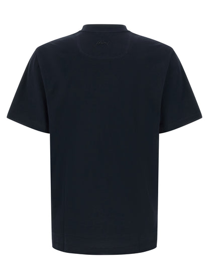 Brioni Blue Cotton T-Shirt