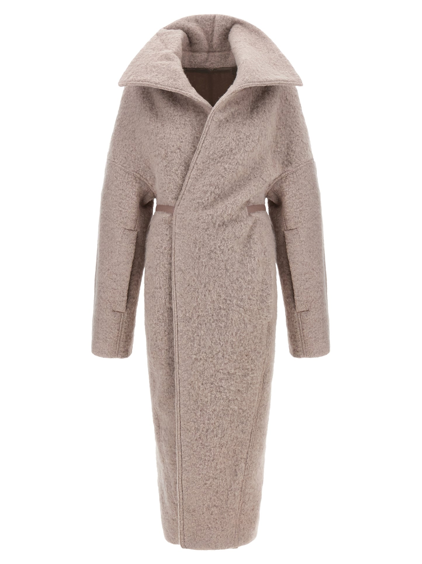 Rick Owens Multicolor Marabou Coat
