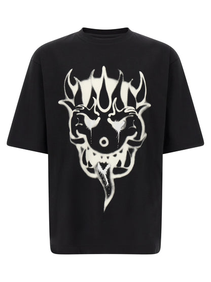 Y-3 Black Cotton T-Shirt