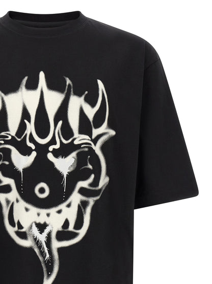 Y-3 Black Cotton T-Shirt