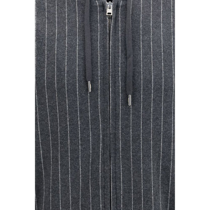 Herno Gray Cotton Sweatshirt