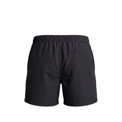 Swim Shorts by Trussardi Beachwear for men in polyester black & signature features a resort ready silhouette, perfectly capturing the resort ready aesthetic of Men's Polyester Swim Shorts with a resort ready finish.