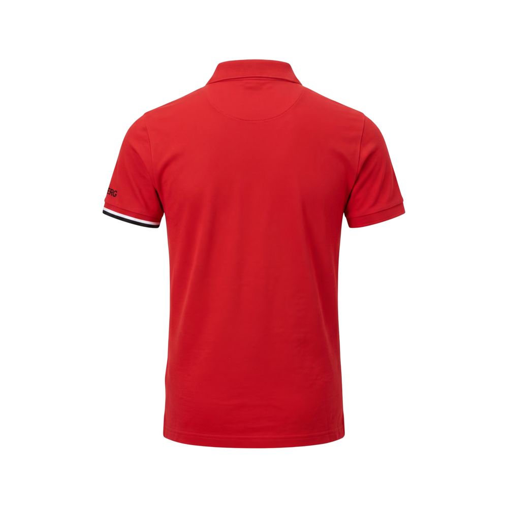 Polo Shirt by Iceberg for men in stretch cotton red features a eye catching silhouette, showcasing a refined and for a eye catching finish.