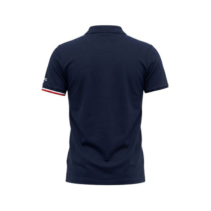 Iceberg Blue Cotton Men Polo Shirt