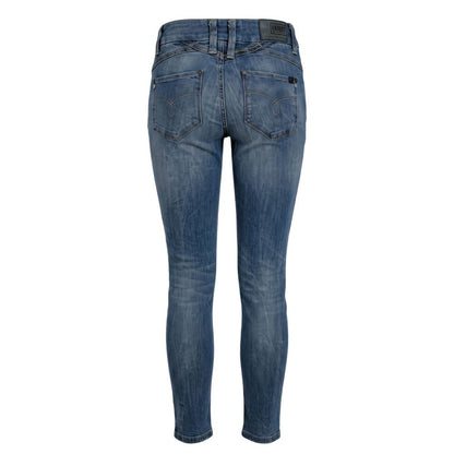 Jeans by Object for women in stretch denim cotton blue features an sophisticated and skinny with a precise long, creating a sophisticated and sophisticated silhouette.