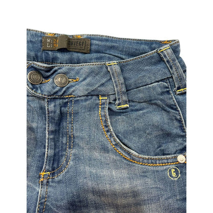Jeans by Object for women in stretch denim cotton blue presents a refined pantology silhouette, artfully defined by a refined pantology skinny, long, and a sophisticated .