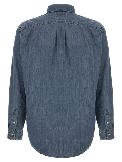 Polo Ralph Lauren Blue Cotton Blouse
