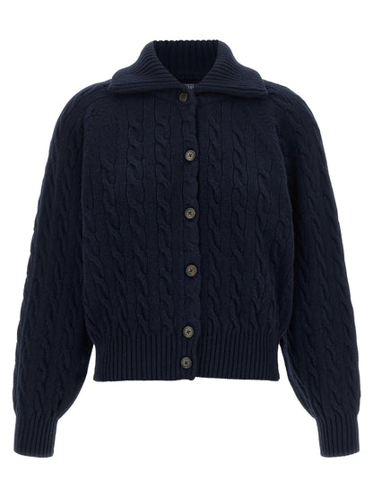 Polo Ralph Lauren Blue Wool Cardigan
