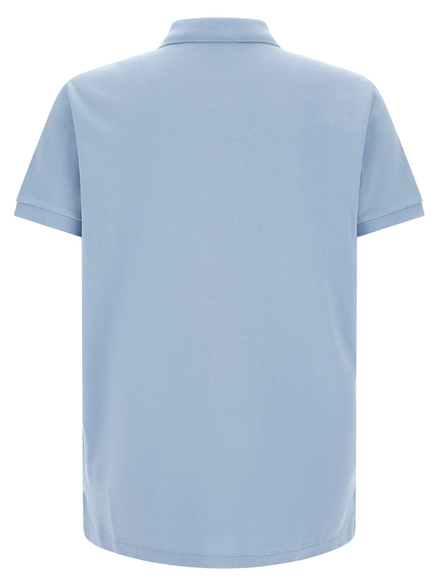 Polo Shirt by Polo Ralph Lauren for men in cotton blue showcases a enviable silhouette, featuring a refined and for a enviable finish.
