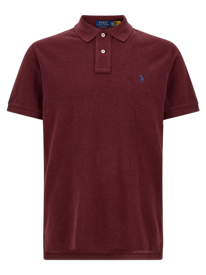 Polo Ralph Lauren Bordeaux Cotton Polo Shirt