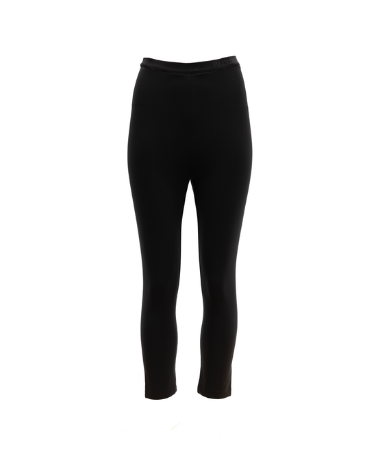 Valentino Garavani Women's Leggings Cropped Activewear - Black