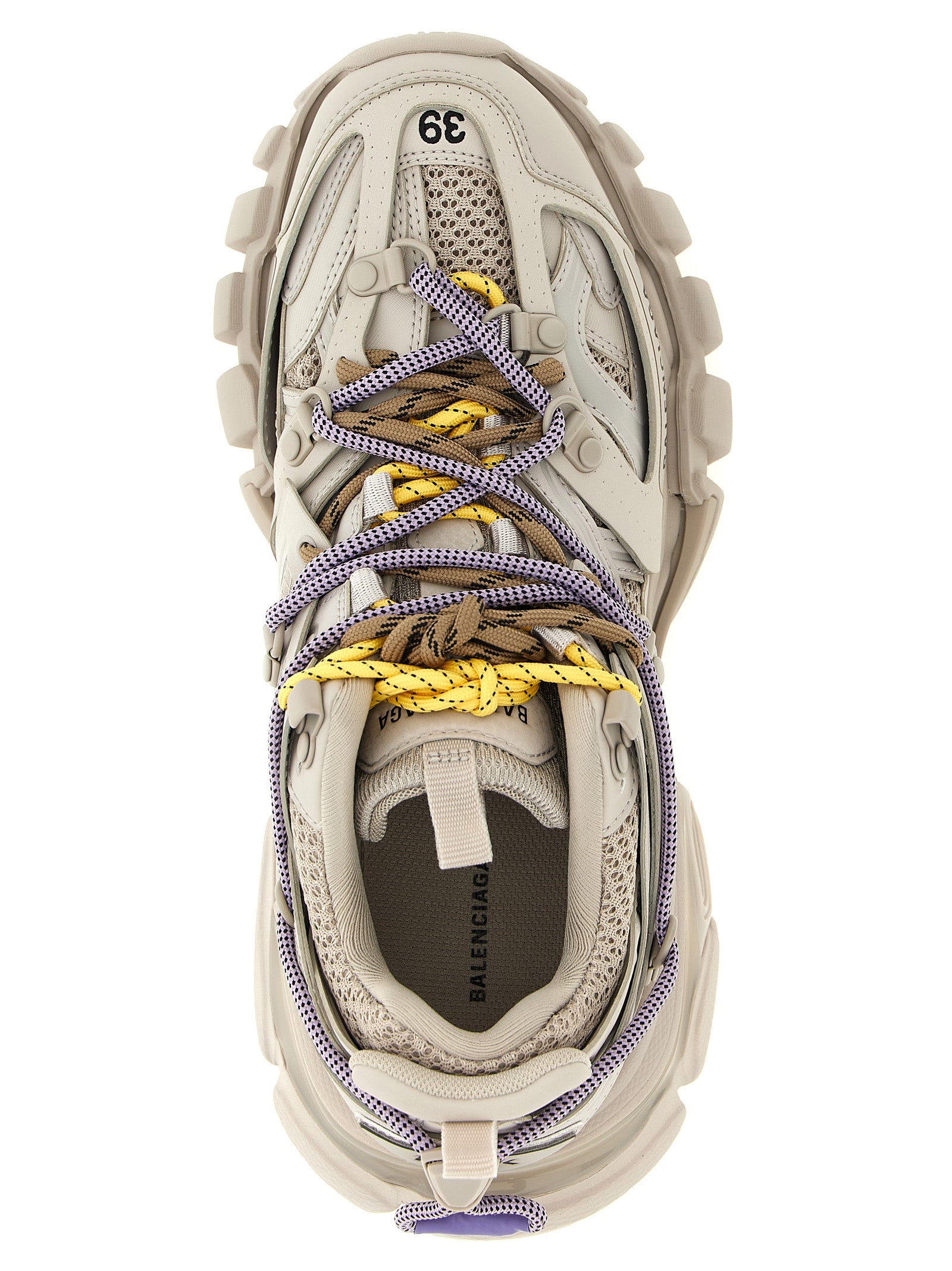 Athletic Sneakers Balenciaga women polyester polyurethane polyethylene gray featuring a avant-garde Track Women's Athletic Polyester Polyurethane Polyethylene Sneakers design with a avant-garde athletic style for a refined finish.
