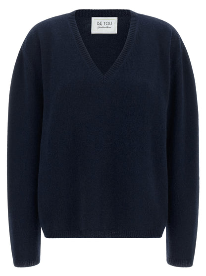 BE YOU Blue Cashmere Cardigan