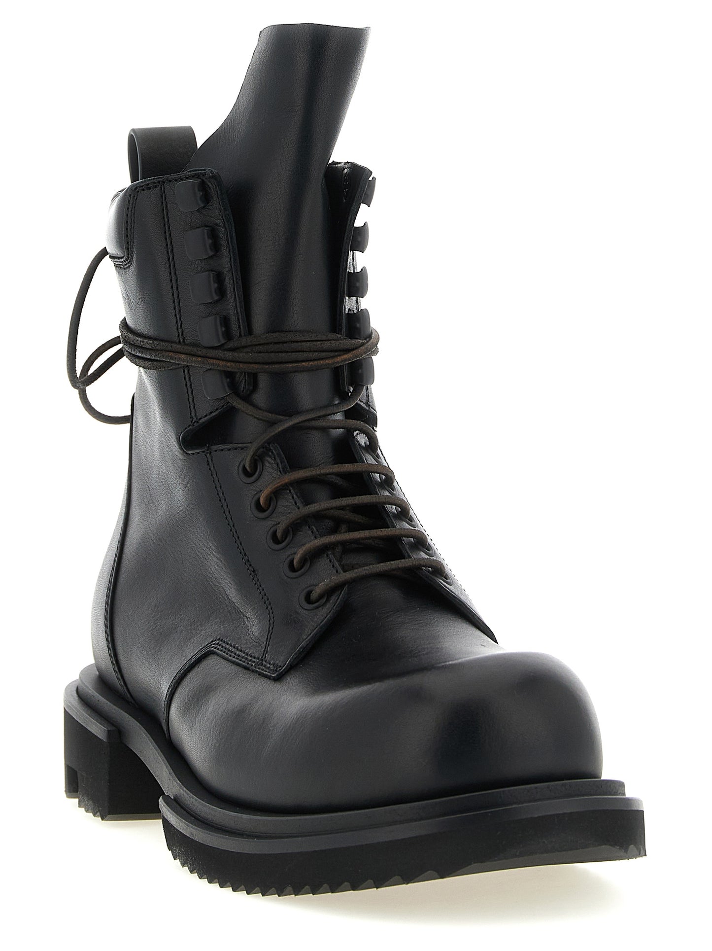 Rick Owens Black Calfskin Chelsea Boots