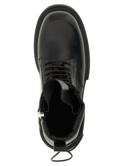 Rick Owens Black Calfskin Chelsea Boots
