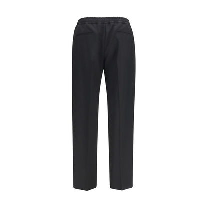 Valentino Garavani Black Cotton Chino Pants