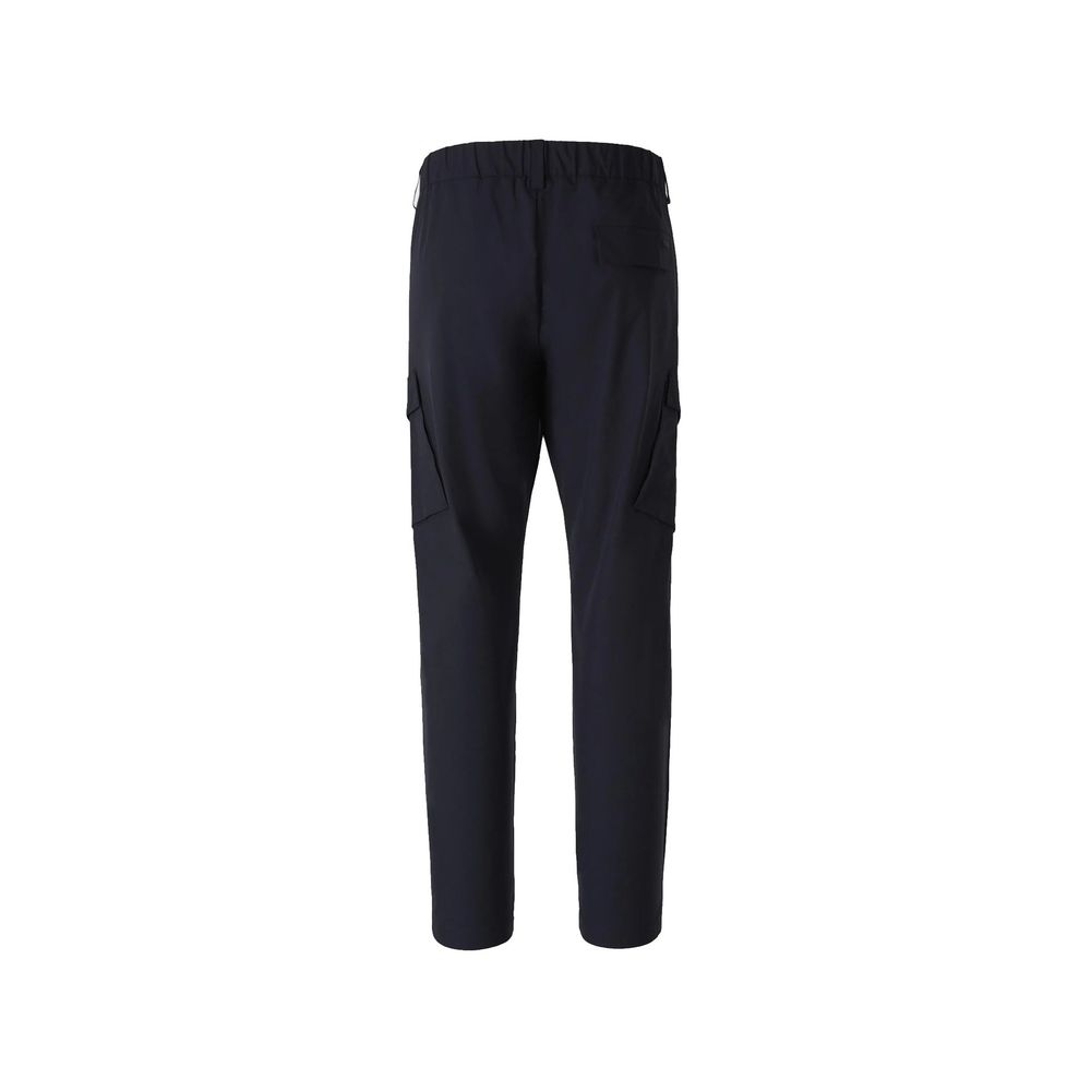 Cargo Pants by Herno for men in polyester blue presents a on trend silhouette, artfully finished with a on trend straight, long, and for a sophisticated look.