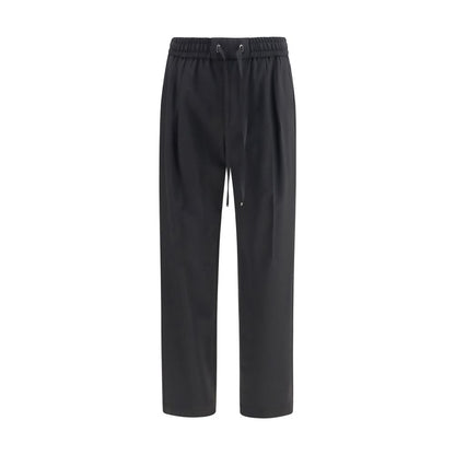Dolce & Gabbana Black Wool Oves Aries Joggers (Workout Pants)