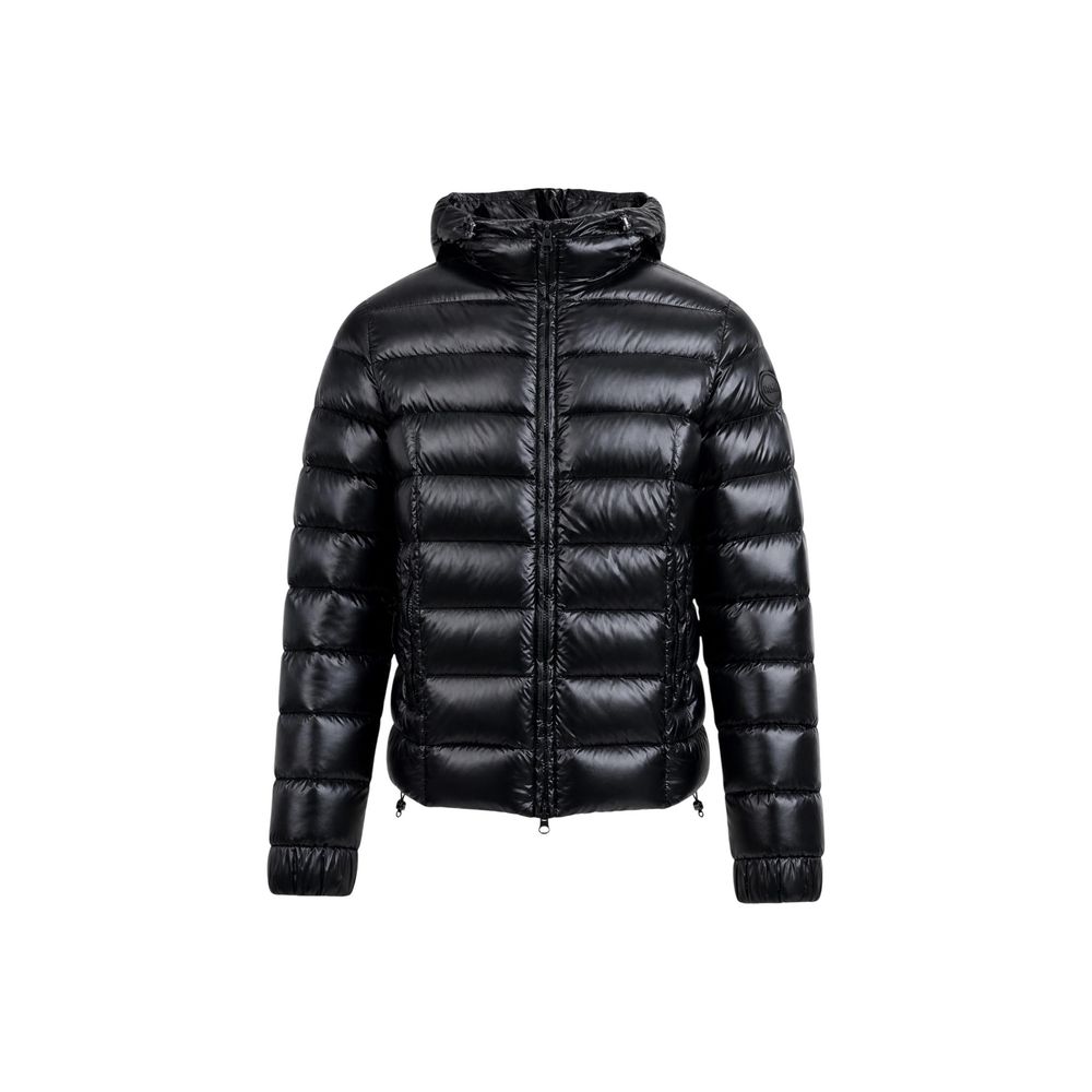 Colmar Originals Men's Quilted Polyamide Hooded Overcoat - Black Signature