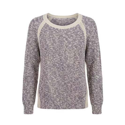 Trussardi Jeans Grey Cotton Women's Sweater