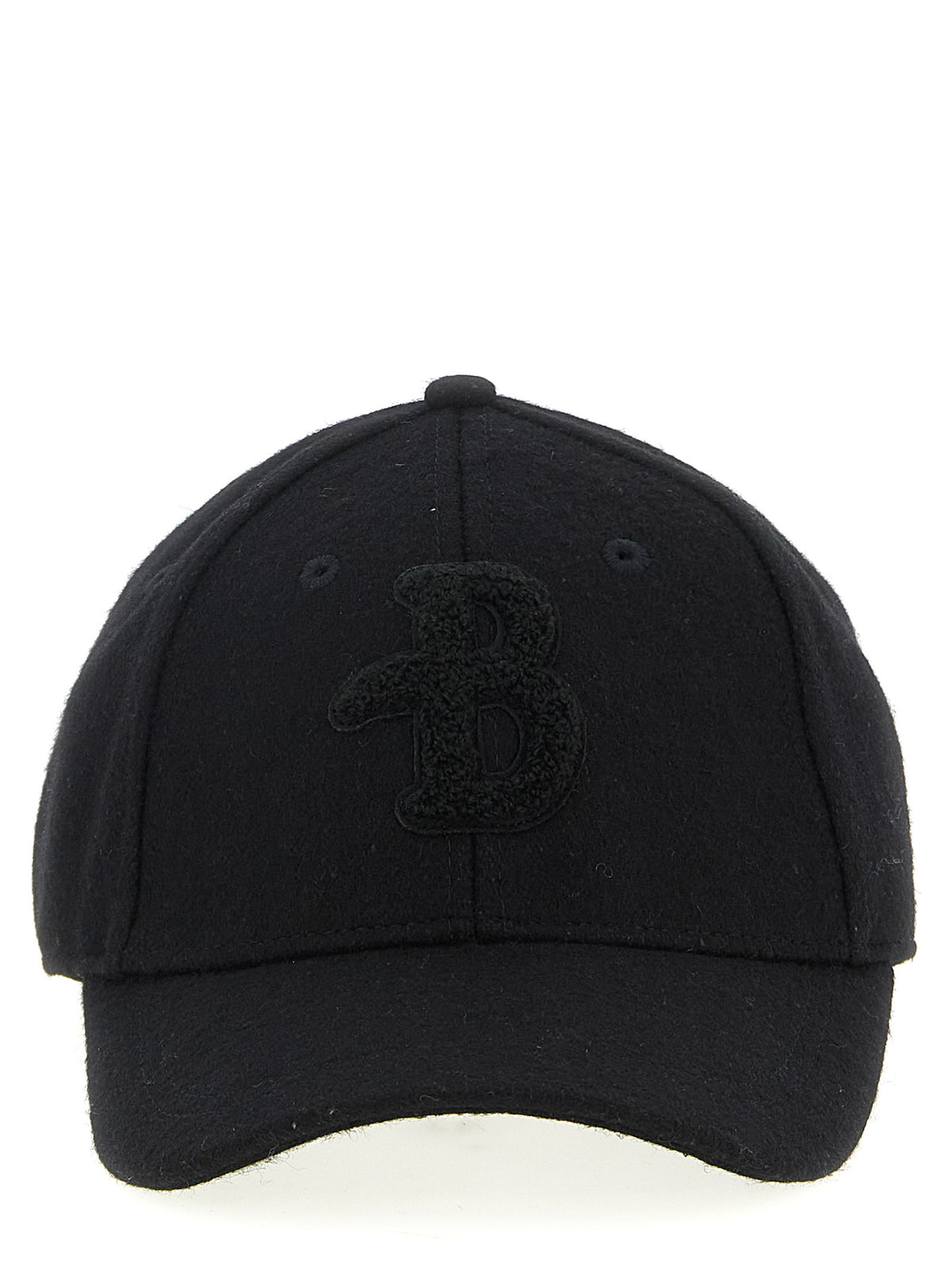 Baseball Cap by Ballantyne for men in polyester terrycloth & wool black presents a statuesque silhouette, artfully capturing the essence of the statuesque Polyester Terrycloth & Wool Baseball Cap design for a sophisticated look.