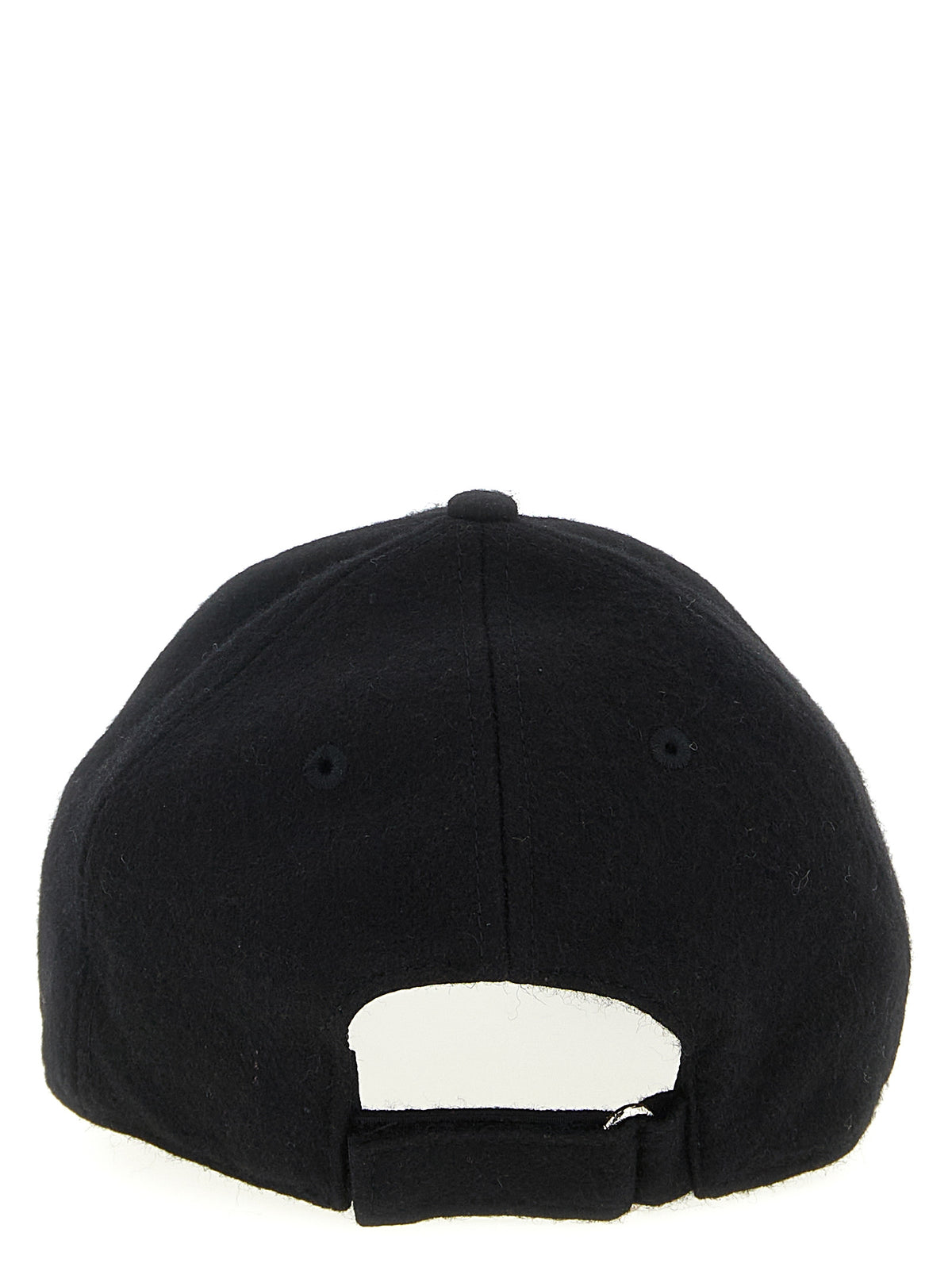 Baseball Cap by Ballantyne for men in polyester terrycloth & wool black features a distinguished silhouette, artfully capturing the essence of the distinguished Polyester Terrycloth & Wool Baseball Cap design with a sophisticated style.