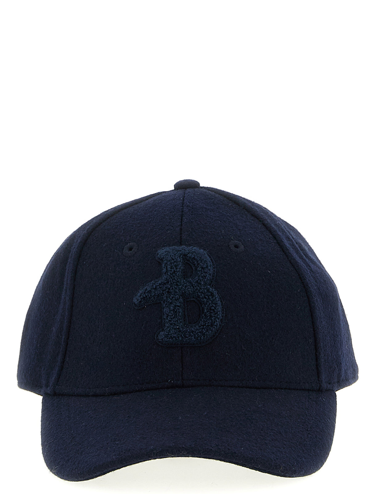 Baseball Cap by Ballantyne for men in polyester terrycloth & wool blue & signature features a distinguished silhouette, showcasing the distinguished design of the Polyester Terrycloth & Wool Baseball Cap for a sophisticated, elevated look.